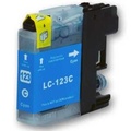 Brother LC123 C cyan cartridge modr azurov kompatibiln inkoustov npl pro tiskrnu Brother DCPJ132DW