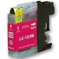Brother LC123 M magenta cartridge purpurov erven kompatibiln inkoustov npl pro tiskrnu Brother MFCJ870DW