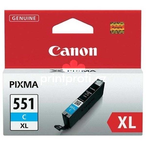 originl Canon CLI-551c XL cyan cartridge modr azurov originln inkoustov npl pro tiskrnu Canon
