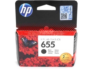 originl HP 655 BK (CZ109AE) black ern originln inkoustov cartridge pro tiskrnu HP