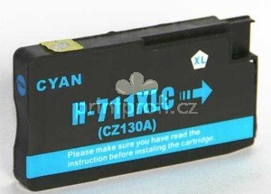 HP 711 (CZ130A) cyan cartridge modr azurov inkoustov kompatibiln npl pro tiskrnu HP