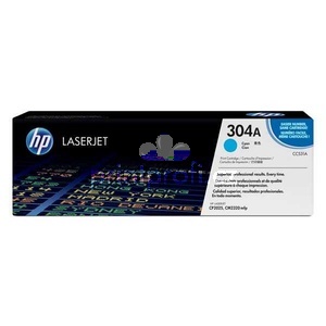 originl HP CC531A, HP 304A cyan modr azurov originln toner pro tiskrnu HP Color LaserJet CP2027n