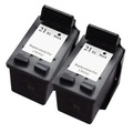 2x HP 21XL (C9351CE) black cartridge ern kompatibiln inkoustov npl pro tiskrnu HP Fax 1250