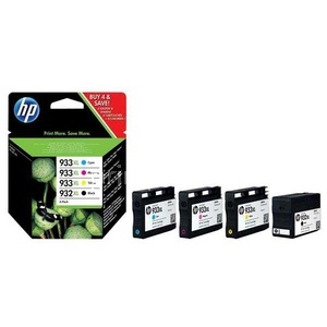originln sada HP 932XL+933XL C2P42AE (932XL-BK,933XL-C,933XL-M,933XL-Y) ern a barevn originln inkoustov cartridge pro tiskrnu HP OfficeJet Pro 6700 Premium