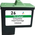 Lexmark #26 10N0026 color barevn inkoustov kompatibiln cartridge pro tiskrnu Lexmark Z603