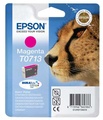 originl Epson T0713 cartridge magenta purpurov  originln inkoustov npl pro tiskrnu Epson Stylus D78