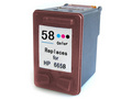 HP 58 (C6658A) - photo color inkoustové cartridge, náplně pro tiskárnu HP
