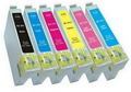 Epson T0801/T0807 inkoustové náplně cartridge pro tiskárny Epson