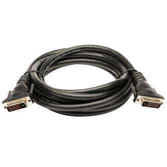 Video kabel DVI (24+1) samec - DVI (24+1) samec, Dual link, 2m, stíněný, černý