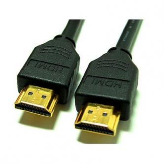 Video kabel HDMI samec - HDMI samec, HDMI 1.4 - High Speed with Ethernet, 1m, pozlacené konektory, černá