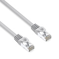 Sov LAN kabel S/FTP patchcord, Cat.6a, RJ45 samec - RJ45 samec, 1 m, dvojit stnn, LSOH, ed, 10 Gb/s, economy