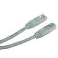 Sov LAN kabel UTP crossover patchcord, Cat.6, RJ45 samec - RJ45 samec, 2 m, nestnn, ken, ed, k propojen 2 PC, economy