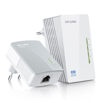 TP-LINK powerline (LAN přes 230V) TL-WPA4220 KIT 2.4GHz, extender, 600Mbps, Wifi Clone