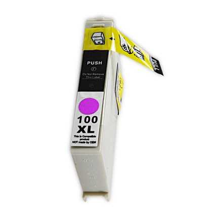 Lexmark 14N1070E - 100XL magenta purpurová inkoustová kompatibilní cartridge pro tiskárnu Lexmark