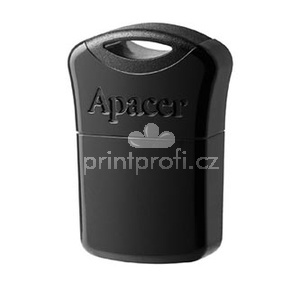 Apacer USB flash disk, USB 2.0, 16GB, AH116, ern, AP16GAH116B-1, USB A, s krytkou