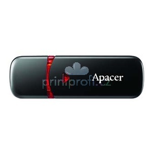 Apacer USB flash disk, USB 2.0, 16GB, AH333, ern, AP16GAH333B-1, USB A, s krytkou