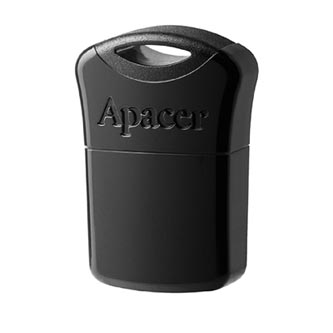 Apacer USB flash disk, USB 2.0, 32GB, AH116, černý, AP32GAH116B-1, USB A, s krytkou