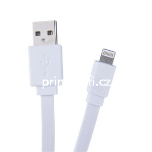 Avacom USB kabel (2.0), USB A samec - Apple Lightning samec, 1.2m, ploch, bl, box, 120 cm, bl