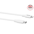 Avacom USB kabel (2.0), USB C samec - Apple Lightning samec, 1.2m, bl, MFi certifikace, DCUS-MFIC-120W