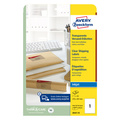 Avery Zweckform etikety 210mm x 297mm, A4, prhledn, transparentn, 1 etiketa, na balky, baleno po 25 ks, J8567-25, pro inkousto