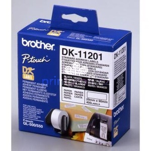 Brother paprov ttky 29mm x 90mm, bl, 400 ks, DK11201, pro tiskrny ady QL