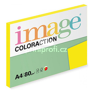 Xerografick papr Coloraction, Sevilla, A4, 80 g/m2, tmav lut, 100 list, vhodn pro inkoustov tisk
