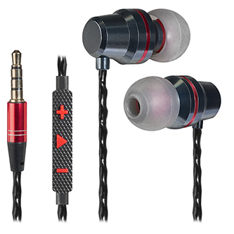Defender Tanto, sluchátka s mikrofonem, ovládání hlasitosti, černá, 2.0, špuntová, 3.5 mm jack