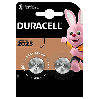 Baterie lithiová, CR2025, Duracell, blistr, 2-pack, 42442