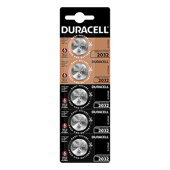 Baterie lithiová, CR2032, Duracell, blistr, 5-pack, 42444