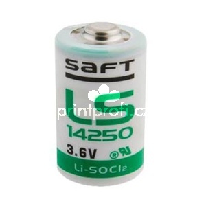 Baterie lithiov, LS14250, 3.6V, Saft, SPSAF-14250-STDh