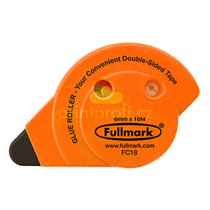 Lepic roller permanent, fluorescentn oranov, 6mm x 18m, Fullmark