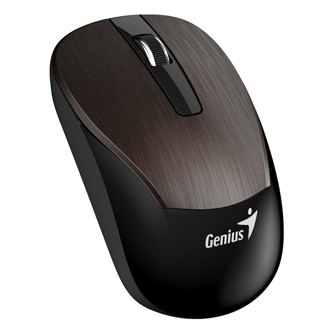 Genius Myš Eco-8015, 1600DPI, 2.4 [GHz], optická, 3tl., bezdrátová USB, čokoládová, Intergrovaná