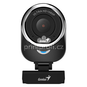 Genius Full HD Webkamera QCam 6000, 1920x1080, USB 2.0, ern, Windows 7 a vy, FULL HD, 30 FPS