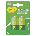 Baterie zinkochloridov, mal monolnek, C, 1.5V, GP, blistr, 2-pack, Greencell