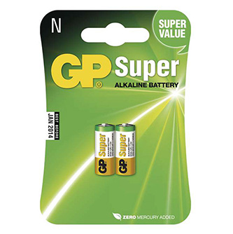 Baterie alkalická, 910A, LR1, 1.5V, GP, blistr, 2-pack, SUPER