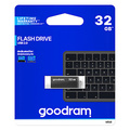 Goodram USB flash disk, USB 2.0, 32GB, UCU2, ern, UCU2-0320K0R11, USB A, s otonou krytkou