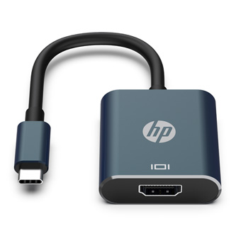 Video adaptér, DHC-CT202, USB C samec - HDMI samice, černý, Hewlett-Packard