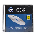 HP CD-R, CRE00085-3, 69310, 10-pack, 700MB, 52x, 80min., 12cm, bez monosti potisku, slim case, pro archivaci dat