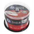 HP DVD-R, DME00025-3, 69316, 4.7GB, 16x, spindle, 50-pack, bez monosti potisku, 12cm, pro archivaci dat