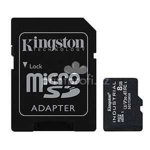 Kingston pamov karta Micro Secure Digital Card Industria, 8GB, micro SDHC, SDCIT2/8GB, UHS-I U3 (Class 10), V30, A1, pSLC karta