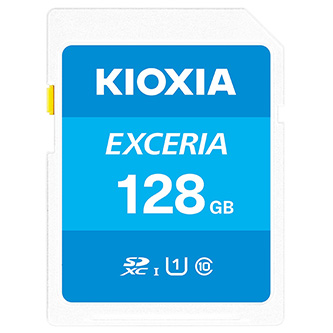 Kioxia Paměťová karta Exceria (N203), 128GB, SDXC, LNEX1L128GG4, UHS-I U1 (Class 10)