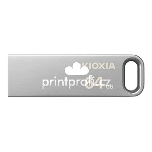 Kioxia USB flash disk, USB 3.0, 64GB, Biwako U366, Biwako U366, stbrn, LU366S064GG4