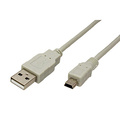Logo USB kabel (2.0), USB A samec - miniUSB samec, 1.8m, ed, 5-pack, cena za 1 kus