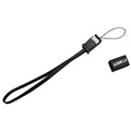 Logo USB kabel (2.0), USB A samec - microUSB samec, 0.3m, ern, blistr, poutko na fotoapart/MP3 pehrva