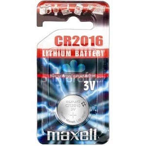 Baterie lithiov, CR2016, 3V, Maxell, blistr, 1-pack