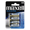 Baterie alkalick, AA, 1.5V, Maxell, blistr, 4-pack