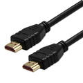 Video kabel HDMI samec - HDMI samec, HDMI 2.1 - Ultra High Speed, 1m, pozlacen konektory, ern, 8K@60Hz, 48Gb/s