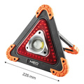 Penosn trojhelnikov LED reflektor z plast-nylon, 99-076, 10W, 4xAA, 3 reimy svcen, NEO TOOLS