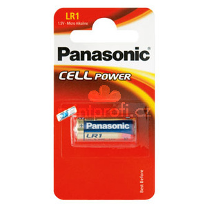 Baterie alkalick, LR1, 1.5V, Panasonic, blistr, 1-pack