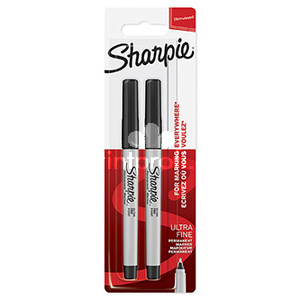 Sharpie, popisova Ultra Fine, ern, 2ks, 0.5mm, permanentn
